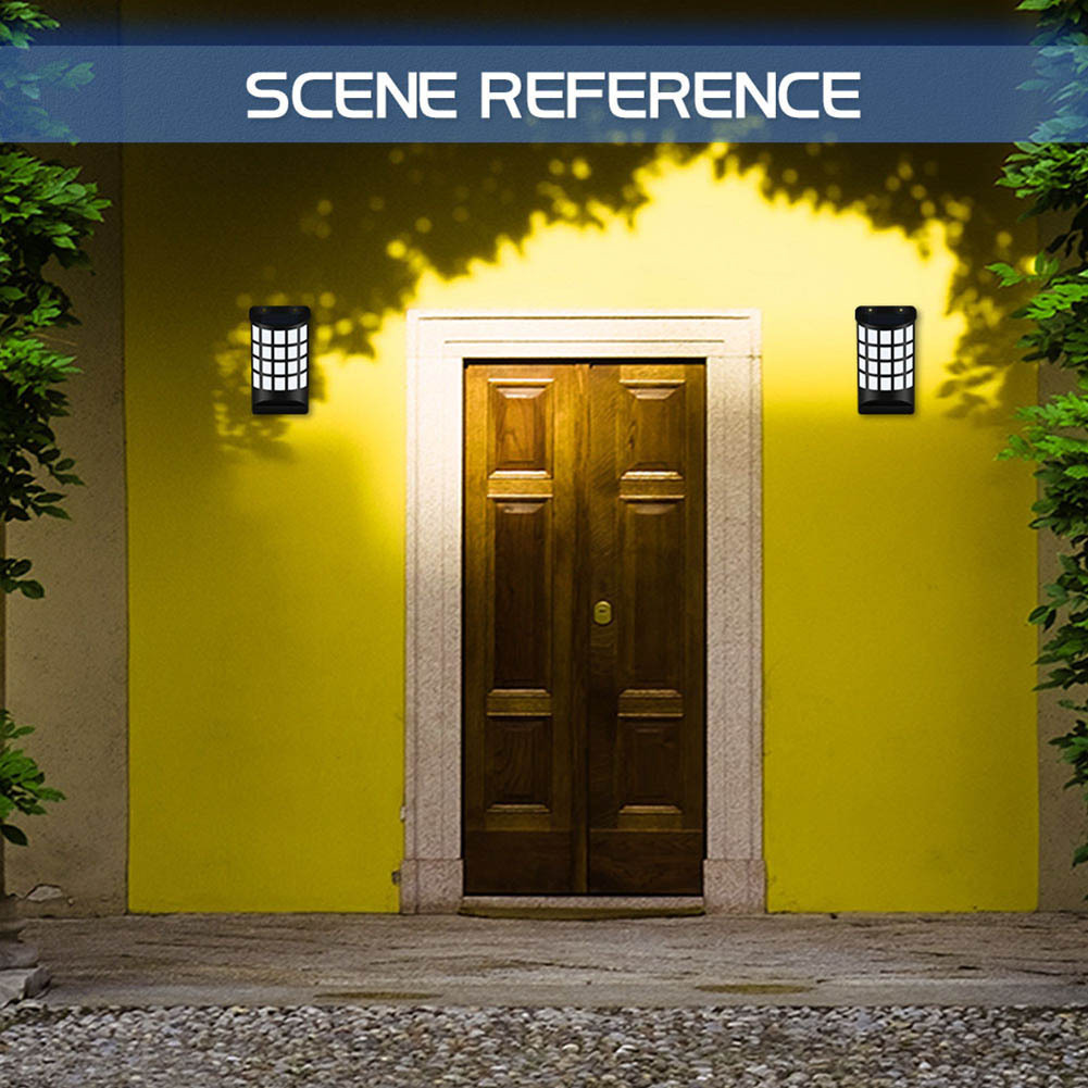 New solar wall lamps, led flame lamps, outdoor garden lamps, garden landscape decorative lamps, and household sensor street lamps pic 38