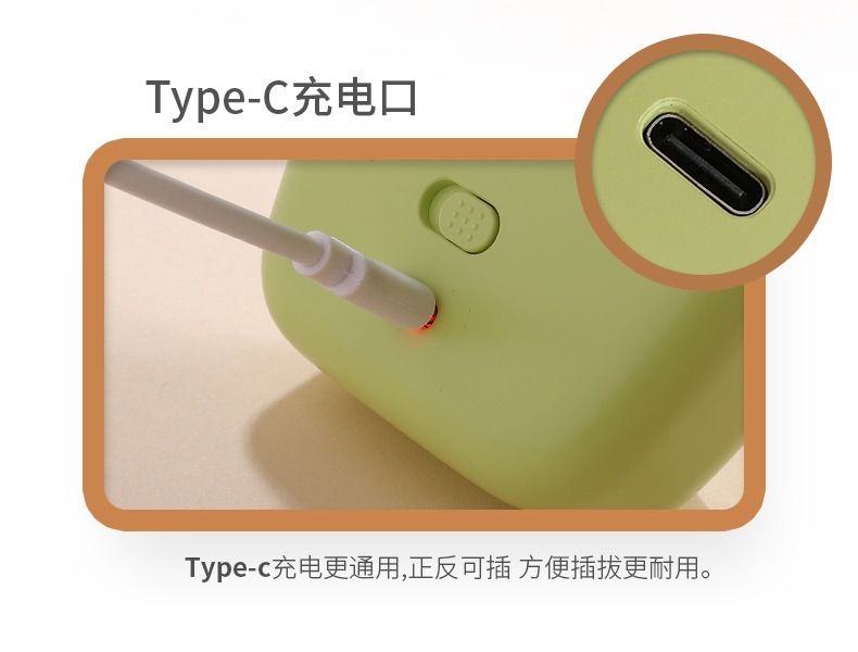 Cartoon potato strip light, USB charging, three-level dimming, timed night light, bedroom LED warm light, bedside lamp at night pic 13