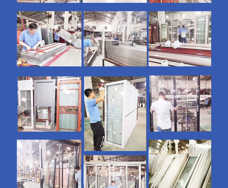 Supplying narrow-frame aluminum alloy swing doors in stock, kitchen glass, bathroom doors, bedroom, toilet doors, and bathroom doors factory pic 18