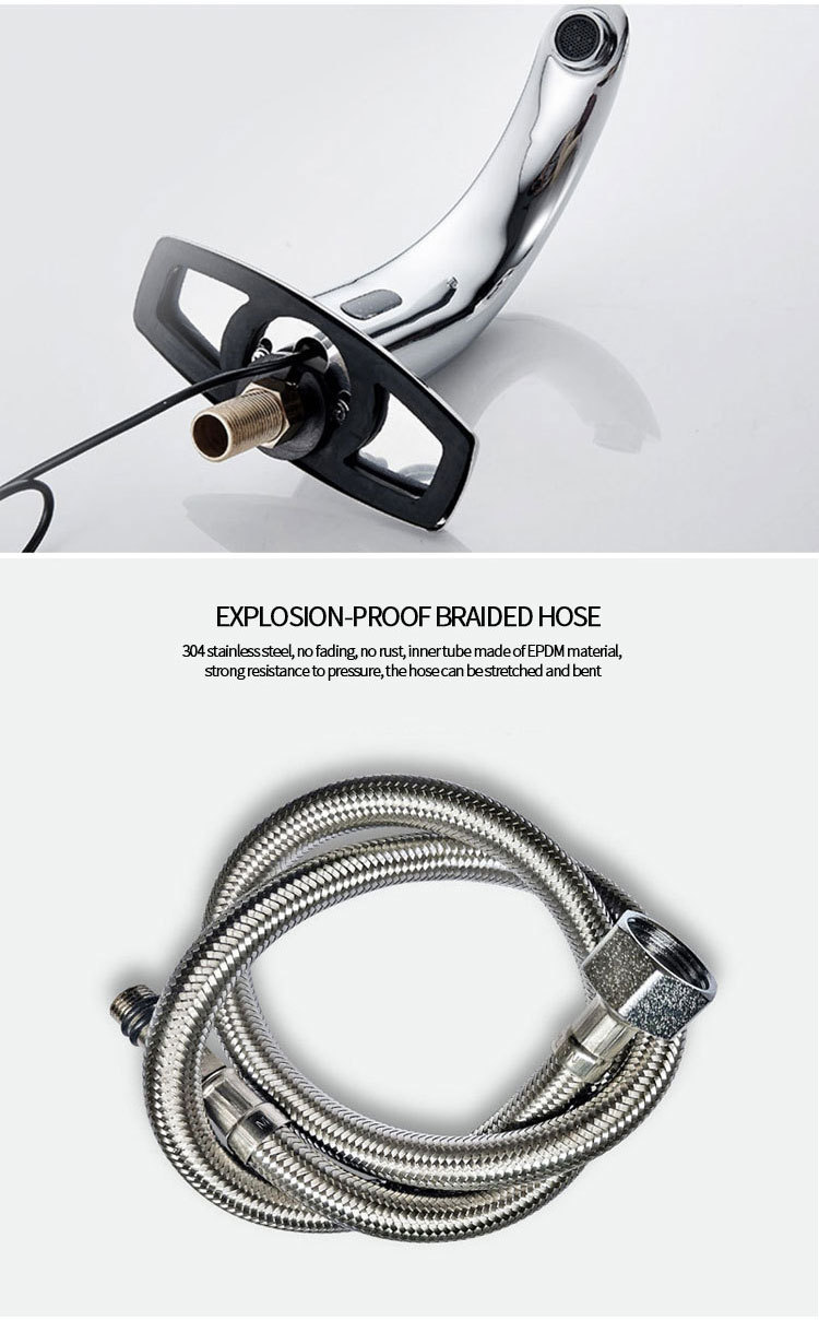 Intelligent fully automatic sensor faucet, single cold and hot infrared hand wash, household bathroom washbasin faucet, all copper pic 38