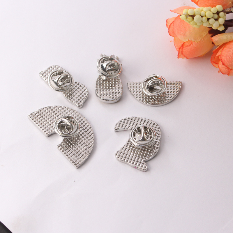 European and American accessories cartoon set brooch, woodpecker, watermelon, pineapple, rainbow pin set, corsage badge pic 9