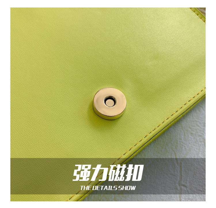 网红手提包包2021新款时尚单肩女包休闲感洋气斜挎简约ins链条包详情4