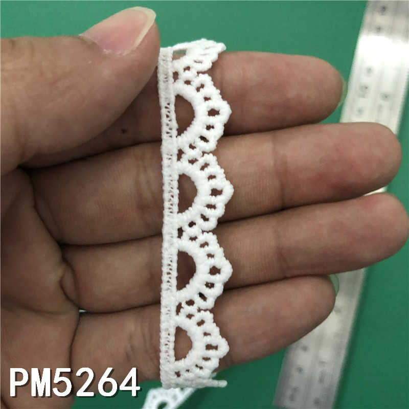 New Lolita embroidery water-soluble lace, milk silk single-sided small flower wave lace, lace with barcode pic 74