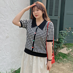 大码女装绣爱心甜美上衣外套2023春新款胖mm长袖针织开衫女21395详情7