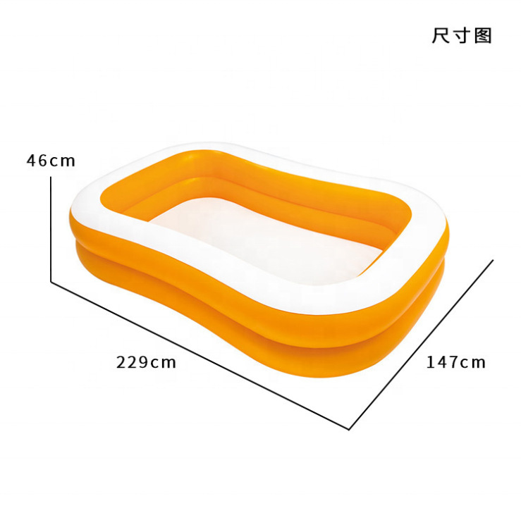 intex 57181 Luxury rectangular Pool Family Parent-child inflatable outdoor Garden lawn swimming pool pic 6