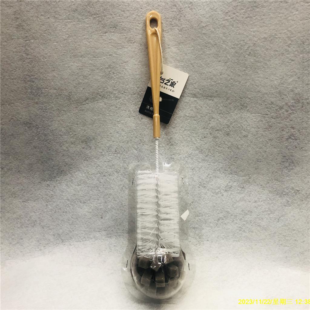 可伸缩柄杯刷长柄羽毛型百洁布洗瓶刷清洗清洁海绵瓶刷RS-300028详情11