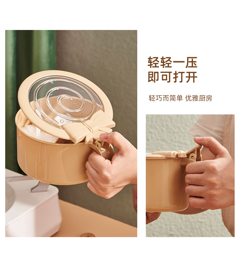 2021 New creative covered seasoning storage box, lollipop seasoning box, seasoning jar, kitchen divided style seasoning jar pic 9