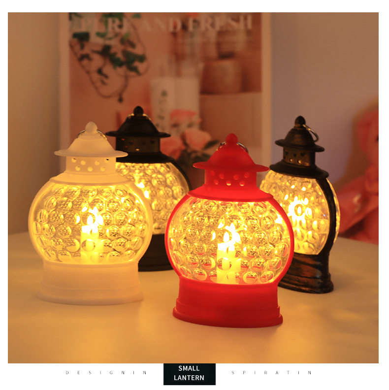 Retro small oil lamps, plastic creative candles, wind lamps, led decorative handicrafts and ornaments pic 7