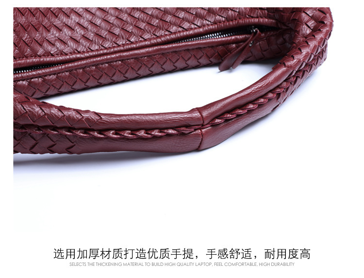 2023新款月牙女包全手工编织手提饺子包时尚百搭欧美风单肩腋下包详情20