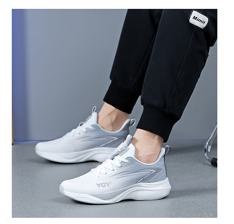 新款男女飞织网面鞋透气轻便跑步防滑运动鞋软底广场舞鞋健身鞋详情26