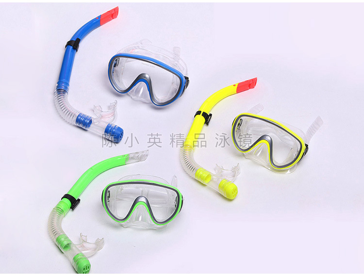 Factory direct sales of high-end pvc diving sets, outdoor diving goggles, semi-dry snorkeling tubes and two-piece snorkeling sets pic 4