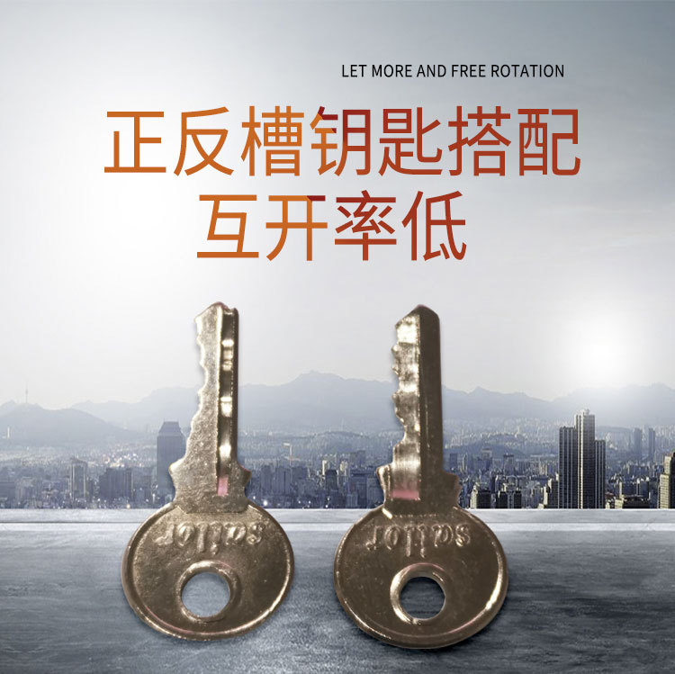 Sailor brand iron lock factory wholesale small lock heads, lock heads in stock, household imitation copper padlock, single opening lock, through opening pic 4