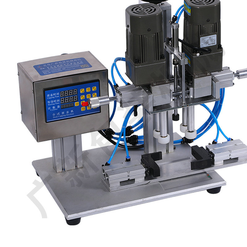 The manufacturer customizes semi-automatic benchtop capping machines, multi-functional electric capping machines and pneumatic round bottle capping machines pic 16