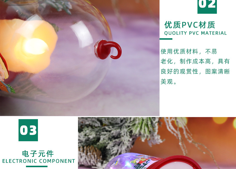 New Christmas decorative items: LED lights for the elderly, snowmen, night lights, pendants, and creative Christmas gifts pic 6