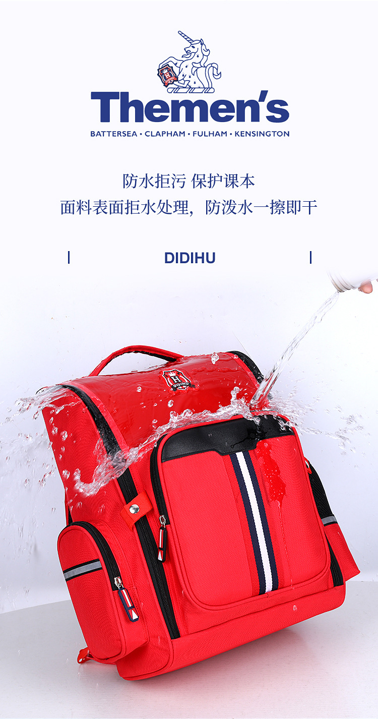 Одномерная детская сумка с логотипным логотипом 1-3-6 класса special back international pic 7