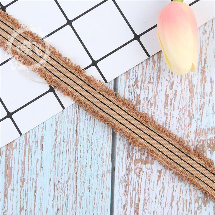 Straight supply 2.5CM flew edge korea estilo étnico cordón visera con escote DIY ropa accesorios fabricantes de correas al por mayor pic 13