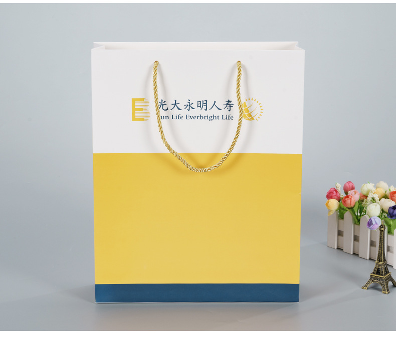 Customized gift paper bags, clothing bags, cosmetics, optical stores, shopping kraft paper packaging bags, and handbag customization pic 30