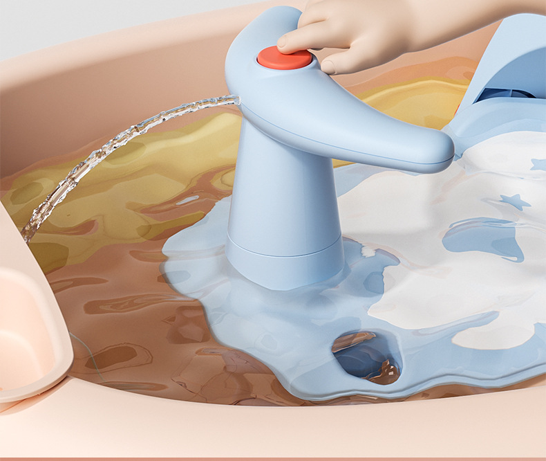 宝宝洗澡座椅神器可坐托新生婴儿躺托架坐椅儿童浴盆防滑洗澡凳子详情11