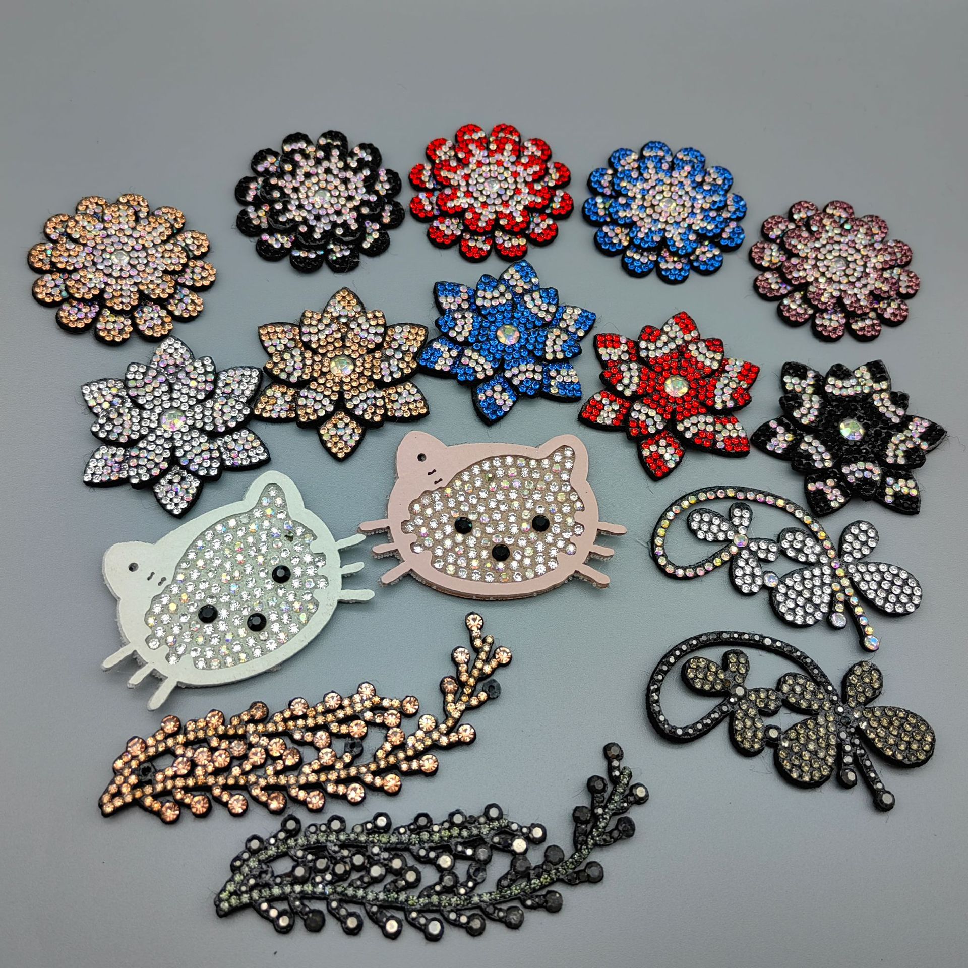 新款蝴蝶结配件手工半成品材料饰品手缝一字鞋花 凉鞋拖鞋diy配饰详情8