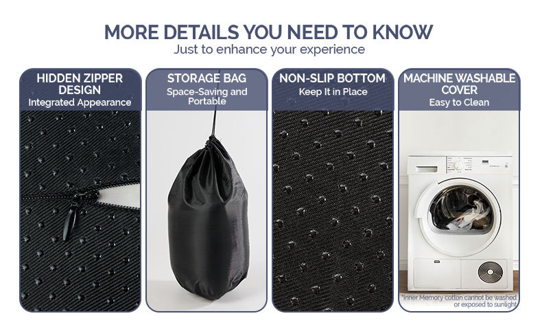 纯色记忆棉腰枕 康乐屋床上腰靠护腰  汽车办公腰椎靠背靠腰批发详情9