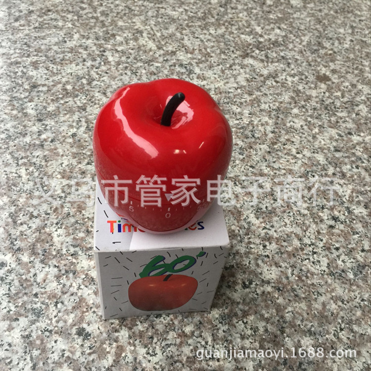 红苹果机械定时器/厨房定时器/提醒器/水果倒计时器发条定时器详情3