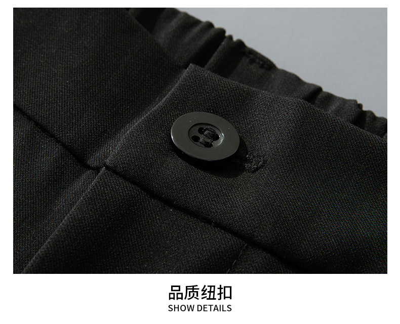 2024新款西裤男士夏季阔腿直筒宽松休闲长裤冰丝速干春秋西装裤子详情26