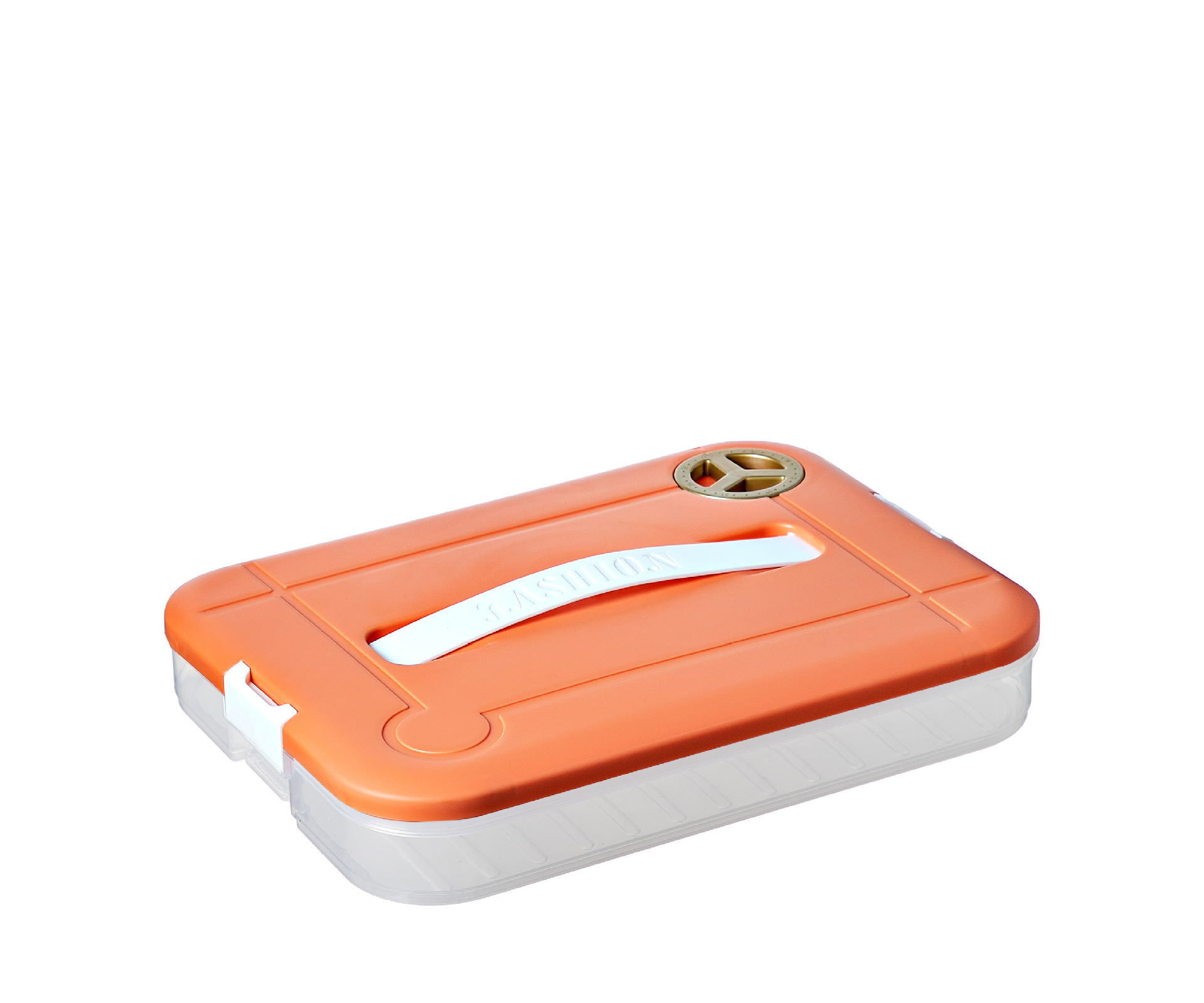 Portable kitchen dumpling plate storage box with timer and large capacity pic 3