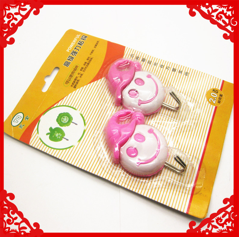 Two cartoon adhesive hooks, plastic adhesive hooks, one-yuan and two-yuan store supplies, daily necessities pic 8