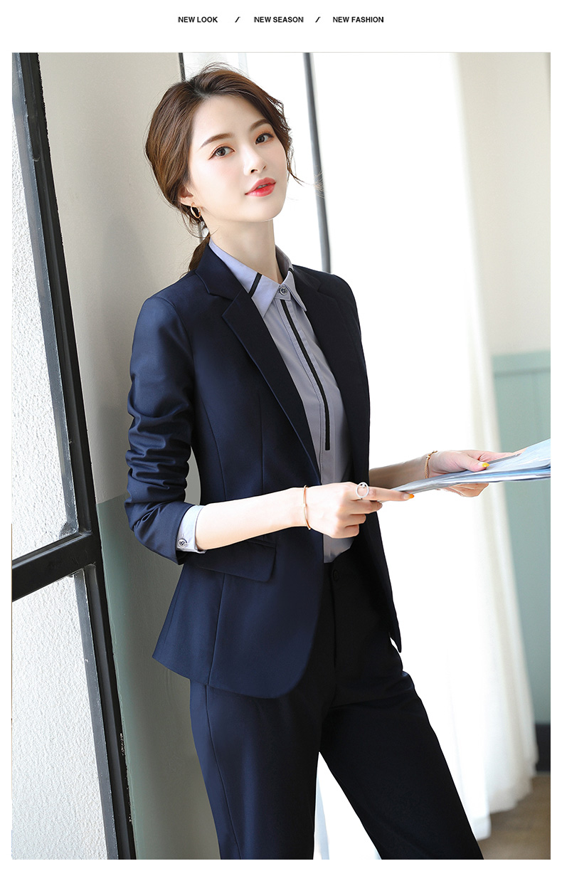 气质职业正装黑色西装外套女春秋新款女士小西服套装秋冬详情18
