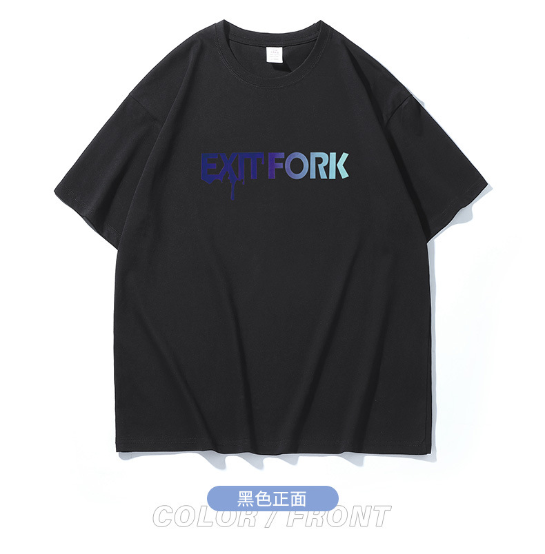 NASA collaboration short-sleeved T-shirt for men, a heavyweight off-the-shoulder pure cotton bestseller with bear print, half-sleeved couple T-shirt for women pic 57