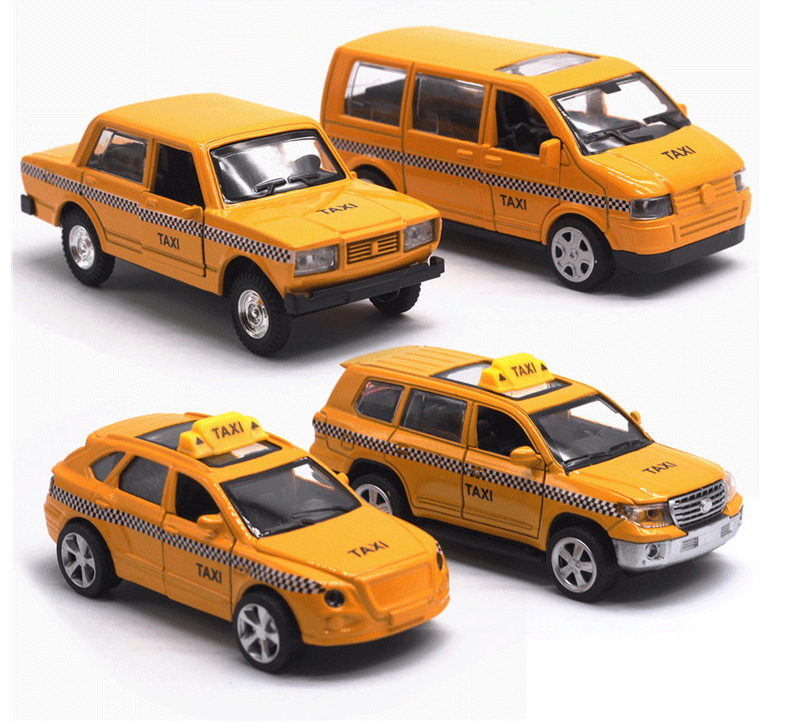 Cross border 1:32 alloy taxi models juguetes para niños car hanging models juguetes para niños al por mayor pic 1