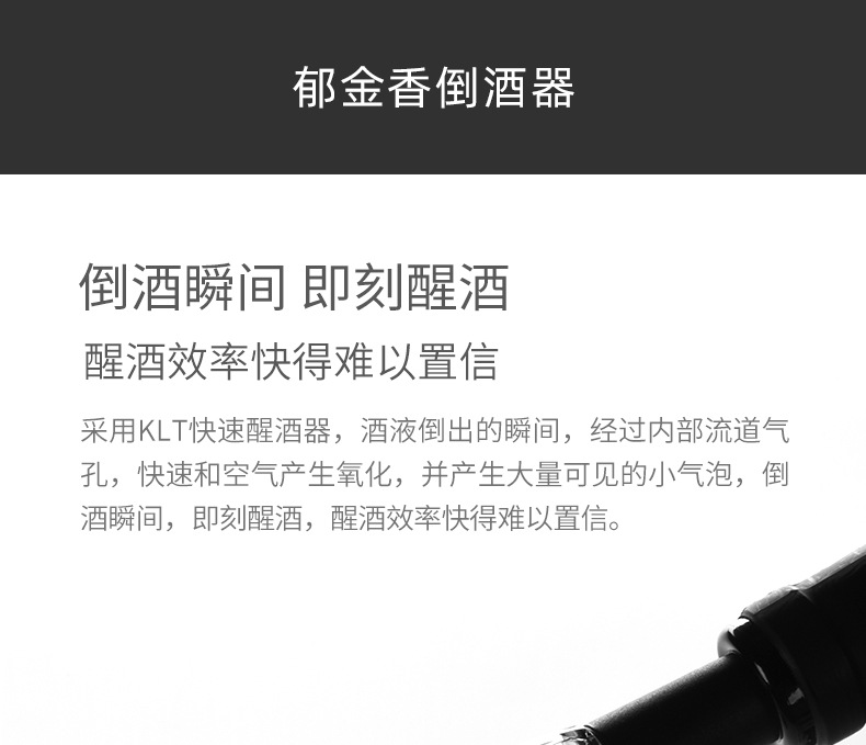 电动开瓶器套装 简约黑色智能自动红酒开瓶器酒具 现货批发详情16