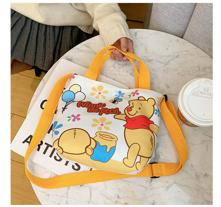 卡通帆布休闲斜挎背包儿童手提袋 库洛米双子星可爱单肩包包包详情9