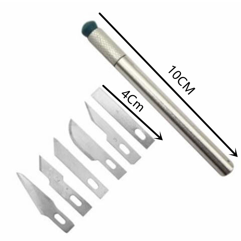 Factory direct supply of 7-piece engraving knife sets, engraving knives and cutting knives wholesale two-yuan store supply pic 1
