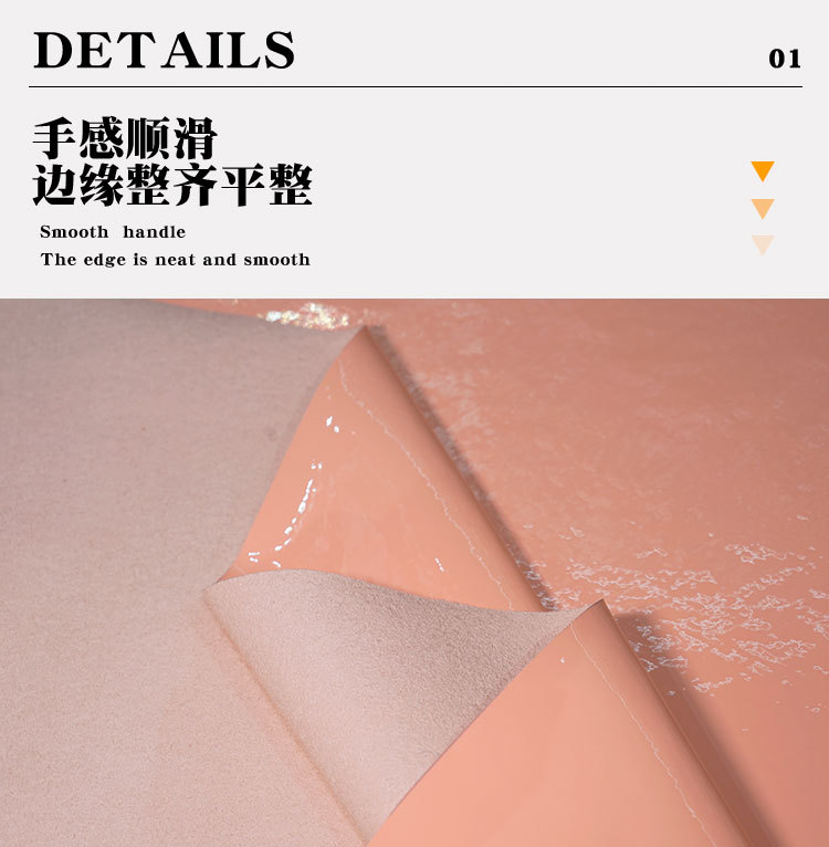 Super-fine mirror-finish pu leather in stock, bright ecological leather 1.0mm super-fine fiber luggage card bag decorative pu leather pic 6
