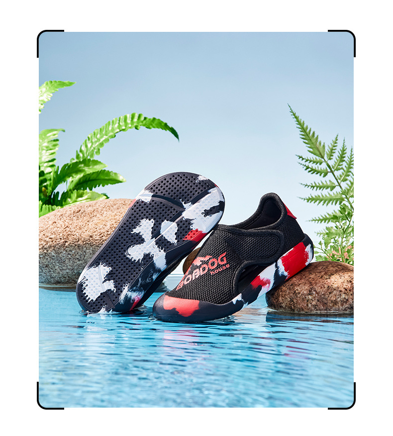 巴布豆夏天童鞋男童软底防滑凉鞋女童幼儿园室内中小童包头沙滩鞋详情13