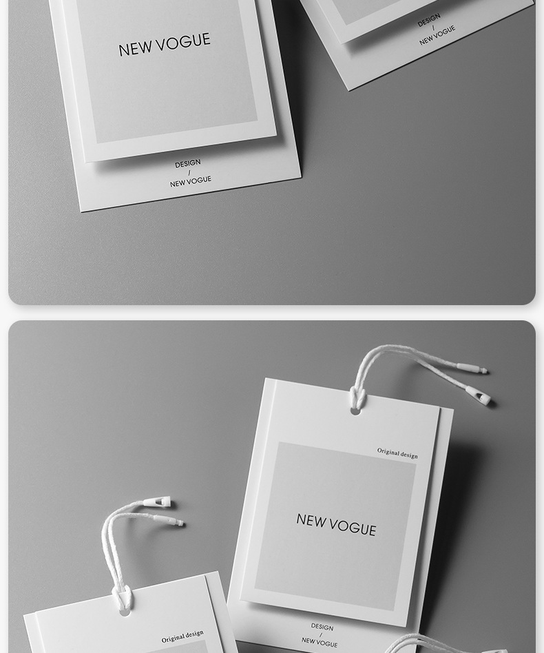 服装吊牌标签设计现货男女装通用高档吊牌卡制作衣服店吊牌定 做详情14