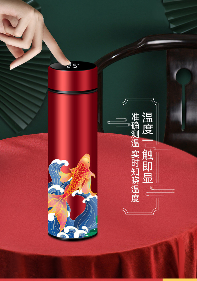 Business gift sets, insulated cups, umbrella sets, logo printed creative national trend notebooks, office customized souvenirs pic 8