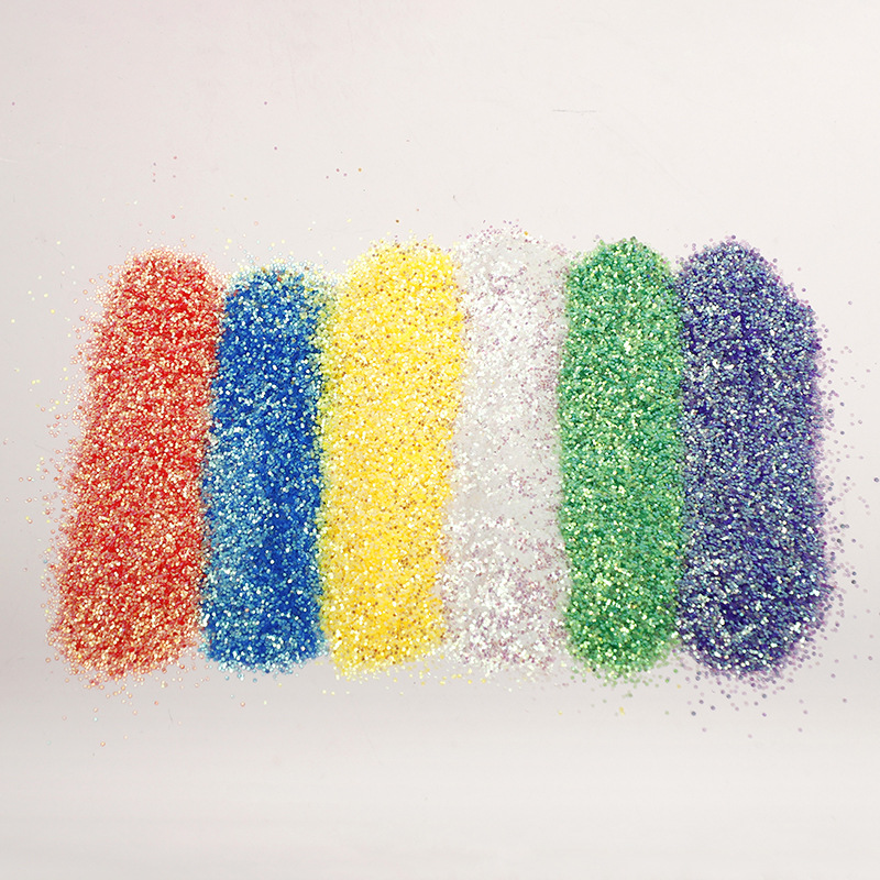 1/24 Iridescent Seven-Color Golden Onion Powder, Dazzling Glitter Powder, 1kg package, 1mm Seven-color Laser Powder, Nail sequins, High Gloss, waterproof pic 4