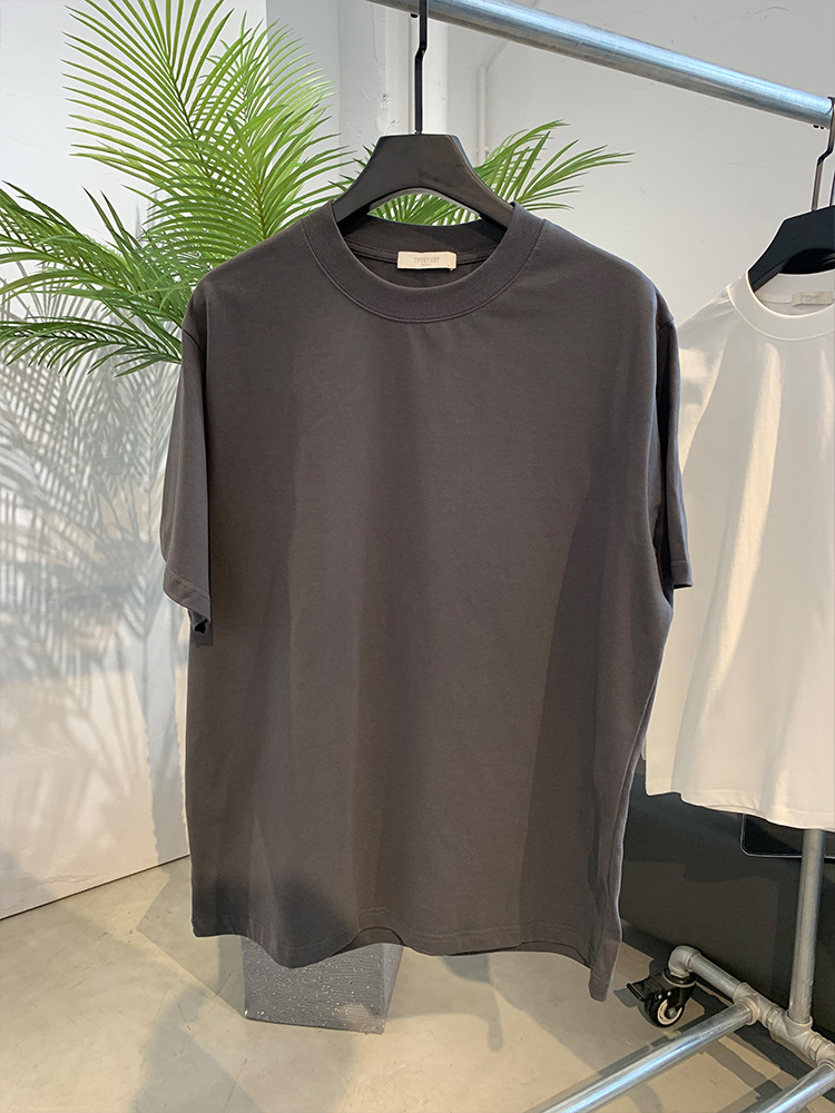300克重磅厚款复古短袖t恤男潮牌宽松大码加肥加大男士半袖体恤潮详情14