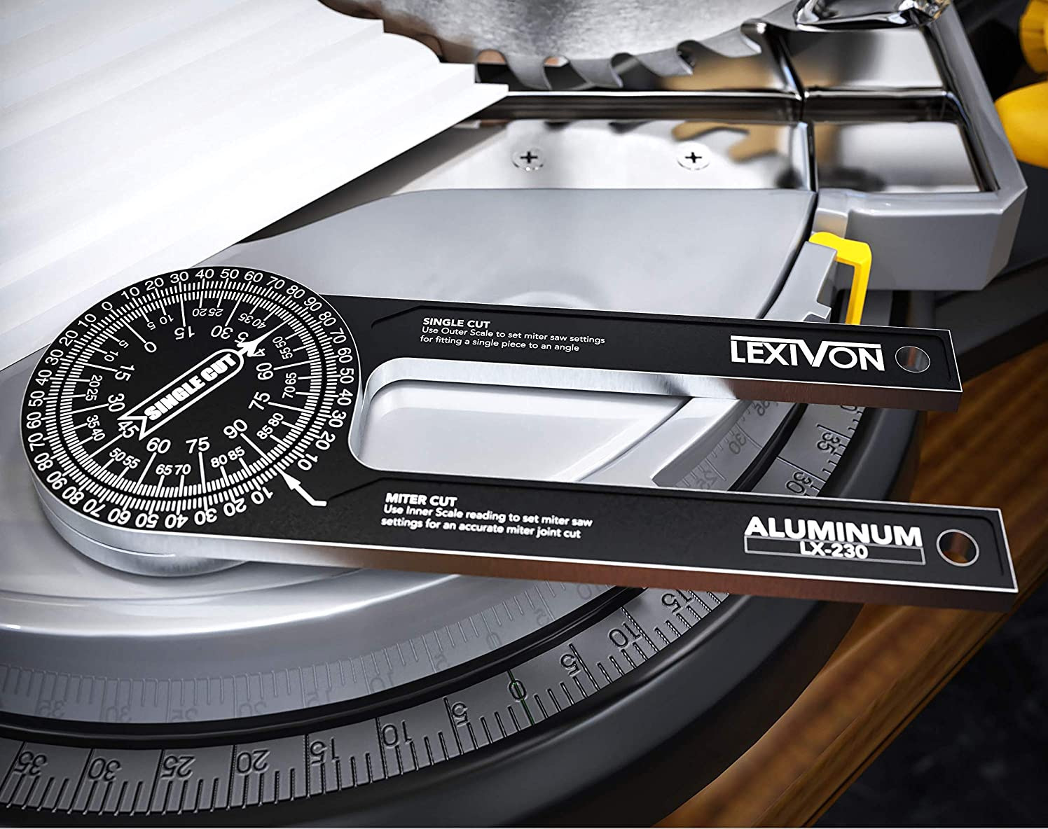 Miter Saw Protractor360 Protractor Horizontal Angle gauge Woodworking Angle gauge positioning Angle gauge pic 2