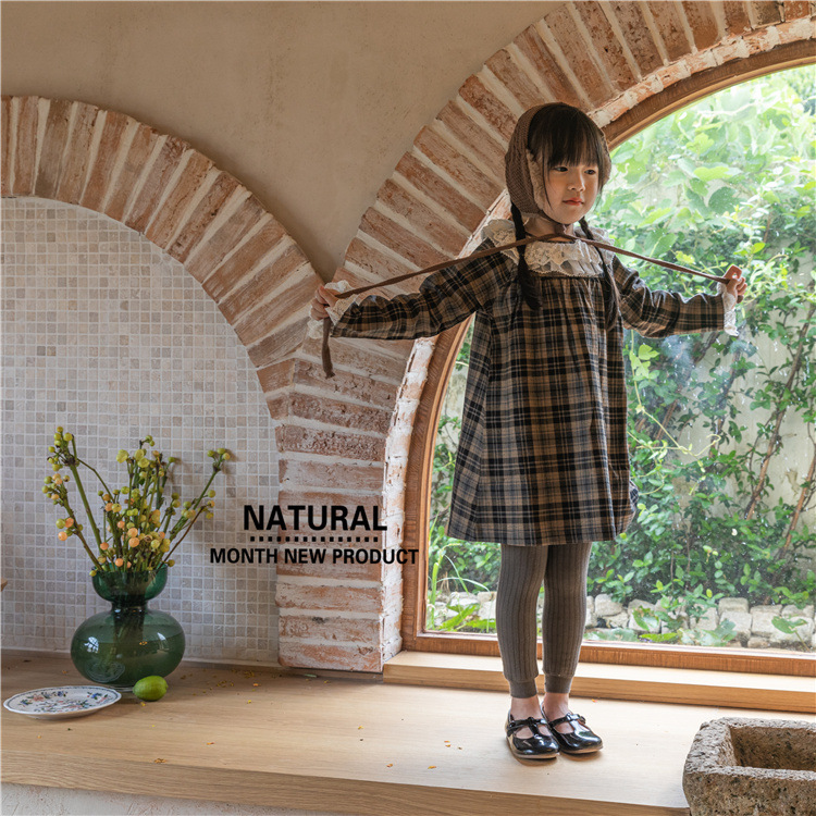 2022冬季新款儿童打底裤批发宝宝复古色坑条九分裤加绒加厚潮裤详情21