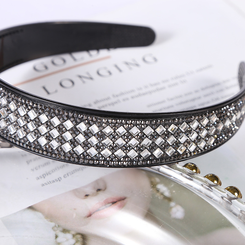 韩版珍珠头箍女士发箍拼接头饰民族风情宽边压发圈百搭发饰多样款式详情14