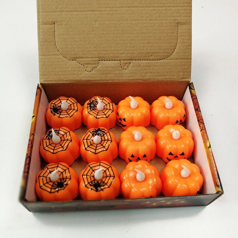 Halloween pumpkin lanterns, Ghost Festival decorative props, luminous night lights, candles, wind lanterns pic 10