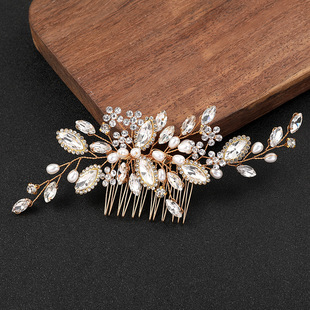 Carlo L1015 Bridal dress and hair accessories are selling well. Exquisite accessories, original design, bridesmaid headwear, simple wedding matching pic 8