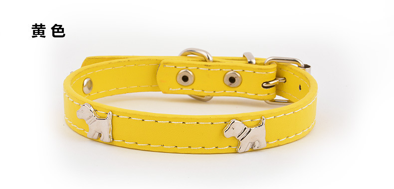 Collar para mascotas nueva versión coreana multicolor collar para perros ajustable material de PU accesorios para gatos y perros accesorios para mascotas collar pic 11