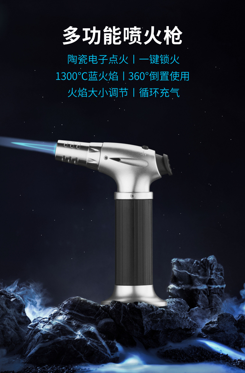 Electronic spark high-temperature welding gun spray gun, direct impact anti-wind adjustable size, circulating inflation spray gun pic 11