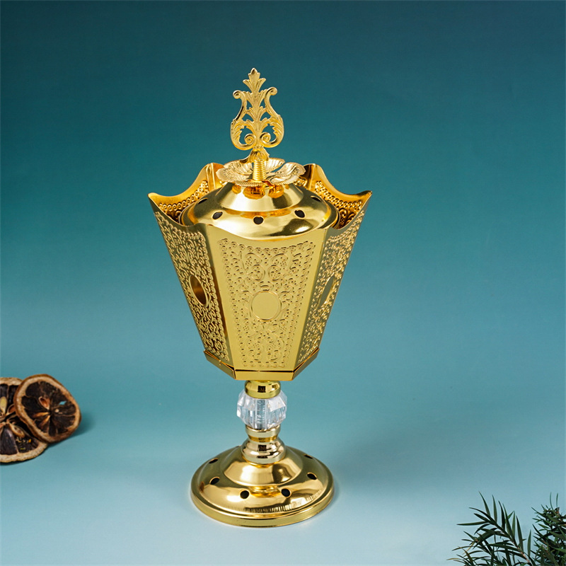 跨境阿拉伯香炉 中东工艺品碳炉迪拜香薰炉家居摆件incense burne详情3