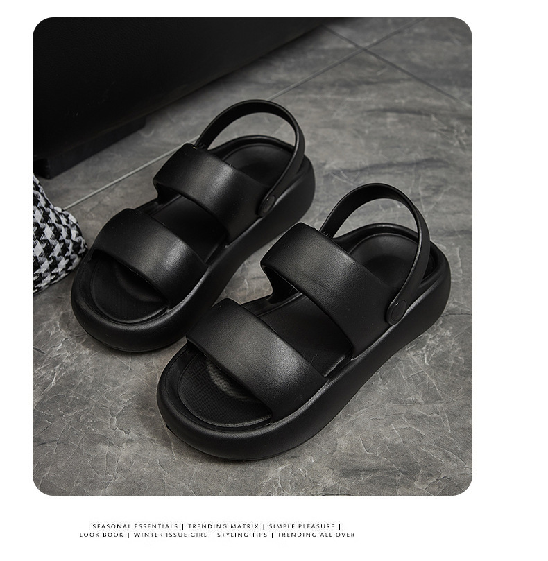 厚底拖鞋女夏季新款踩屎感EVA两穿软底情侣家用凉拖沙滩鞋凉鞋女详情16