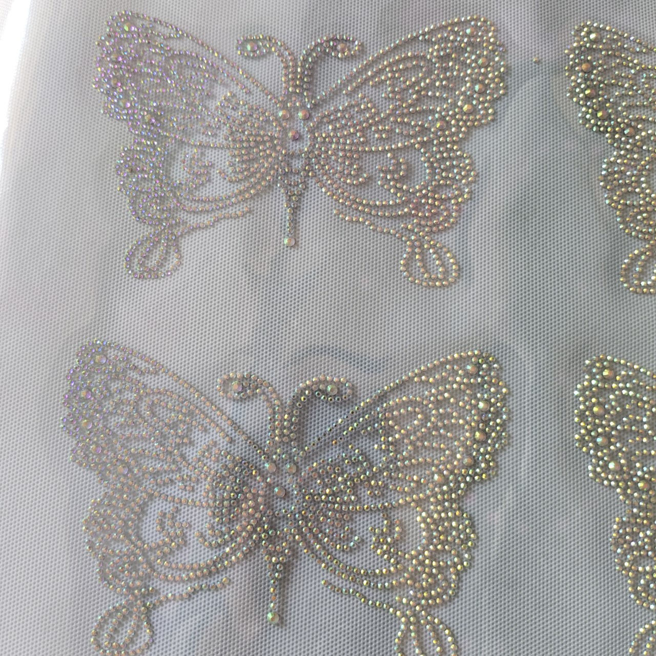 时尚精致珠绣婚纱礼服裙蝴蝶结烫钻图贴DIY装饰衣服帽子缝纫辅料详情1